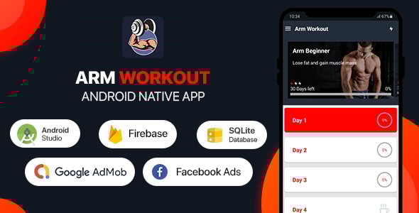 Arm Workout - Android (Kotlin) - CodeCanyon Item for Sale