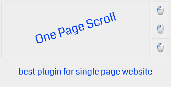One Page Scroll - CodeCanyon Item for Sale