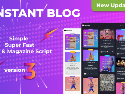 Instant Blog - Fast & Simple Blog Php Script by anc-media | CodeCanyon