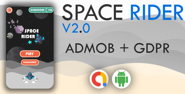 Space Rider Shooter + AdMob - Android Game - CodeCanyon Item for Sale