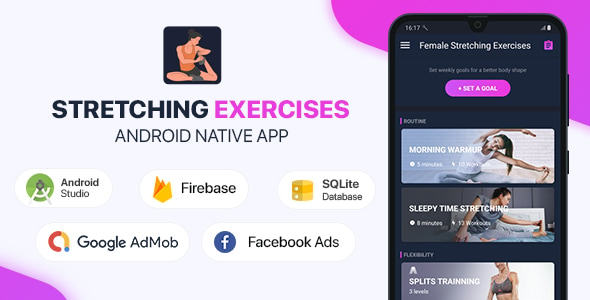 Female Stretching Exercises - Android (Kotlin) - CodeCanyon Item for Sale