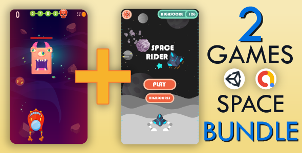 2 Games Space Bundle ( AdMob + Unity Ads ) - CodeCanyon Item for Sale