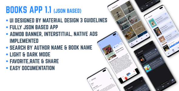 Books - JSON Based Android App - CodeCanyon Item for Sale