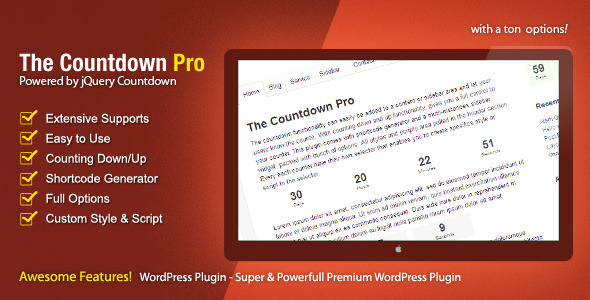 The Countdown Pro - CodeCanyon Item for Sale