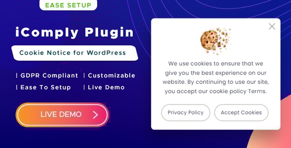 iComply - Cookie Notice for WordPress - CodeCanyon Item for Sale