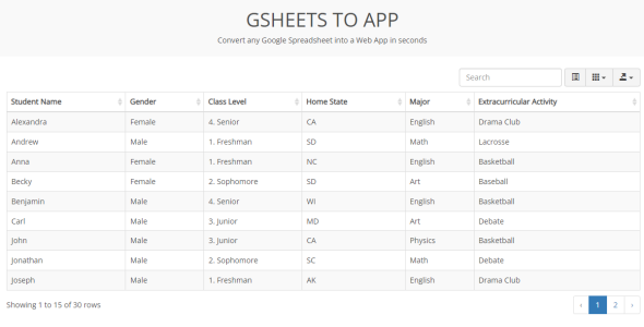 GSheets to App - CodeCanyon Item for Sale