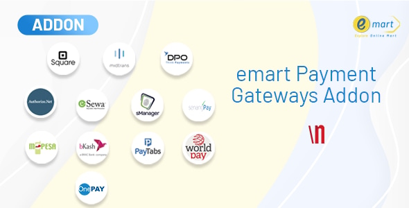 emart - Payment Gateways Addon - CodeCanyon Item for Sale