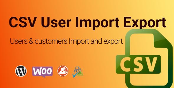 CSV User Importer - CodeCanyon Item for Sale