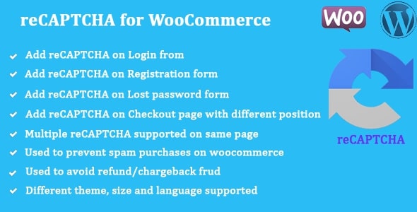 reCAPTCHA for WooCommerce - CodeCanyon Item for Sale