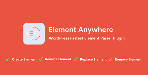 Element Anywhere - WordPress Element Parser Plugin - CodeCanyon Item for Sale