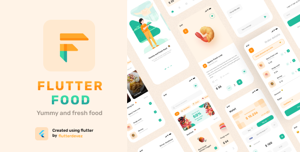 Flutter Food - The Best Flutter Food Template - CodeCanyon Item for Sale