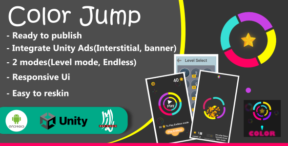 Color Jump, Color Switch(Complete Unity Game+Unity ads) - CodeCanyon Item for Sale