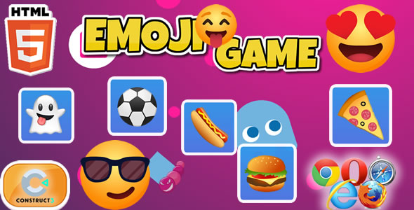 EMOJI GAME - HTML5 CONSTRUCT 3(.C3P) - CodeCanyon Item for Sale