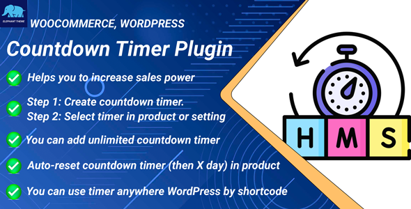 Countdown Timer plugin for WooCommerce and WordPress - CodeCanyon Item for Sale