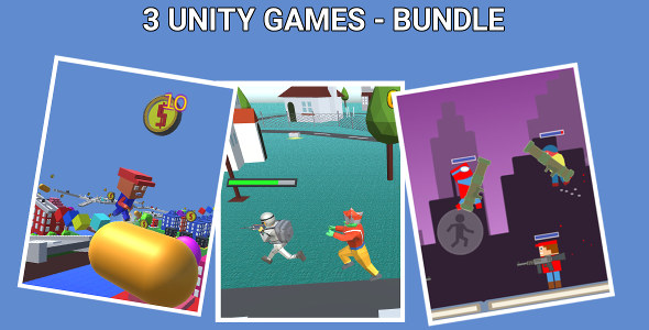 3 Unity Games - Bundle - CodeCanyon Item for Sale