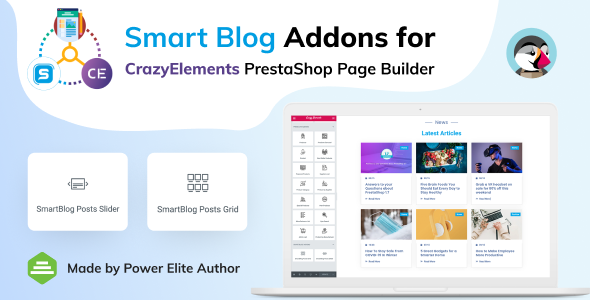 Smart Blog Addons for Crazy Elements PrestaShop Page Builder - CodeCanyon Item for Sale