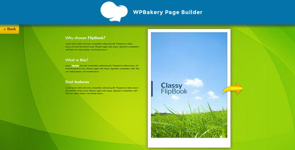 WPBakery Page Builder Add-on - Classy FlipBook - CodeCanyon Item for Sale