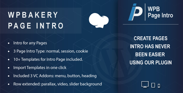 WPBakery Page Intro - CodeCanyon Item for Sale