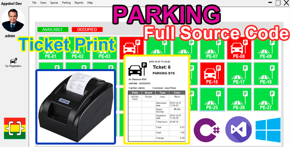 Parking Administration System - C# MySQL - CodeCanyon Item for Sale