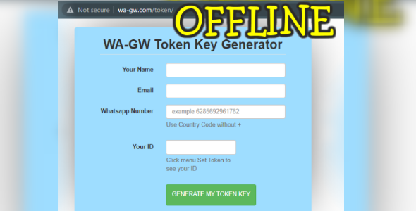 Offline WA-GW Token Generator - CodeCanyon Item for Sale