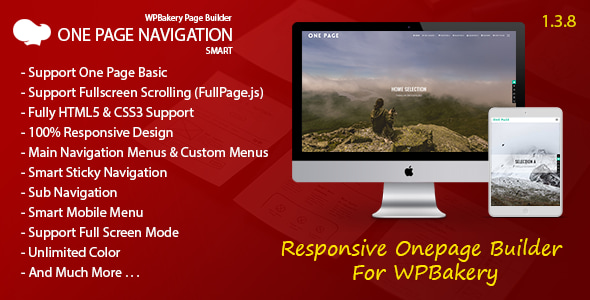 Smart One Page Navigation - Addon For WPBakery Page Builder - CodeCanyon Item for Sale