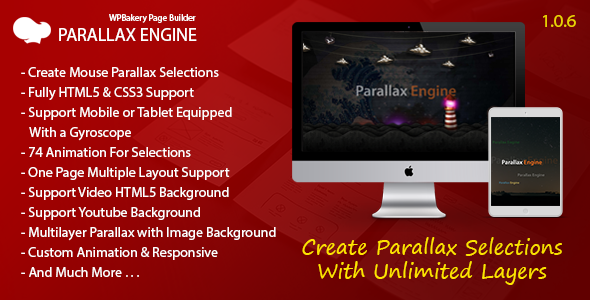 Parallax Engine - Addon For WPBakery Page Builder - CodeCanyon Item for Sale