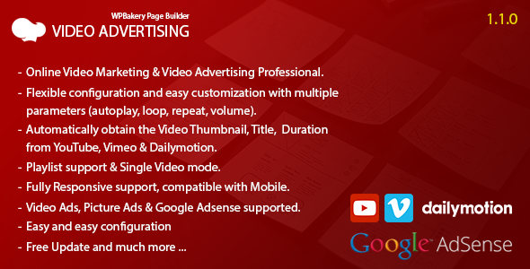 Video Advertising - Addon For WPBakery Page Builder - CodeCanyon Item for Sale