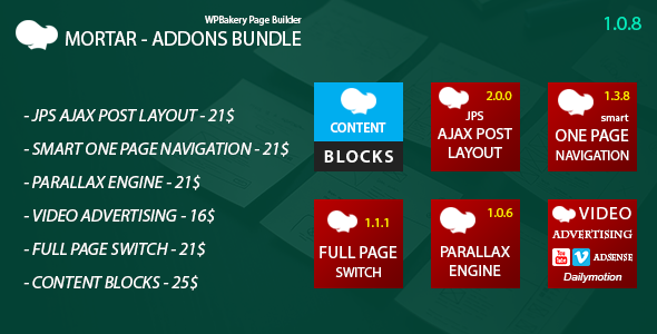 Mortar - WPBakery Page Builder Addons Bundle - CodeCanyon Item for Sale