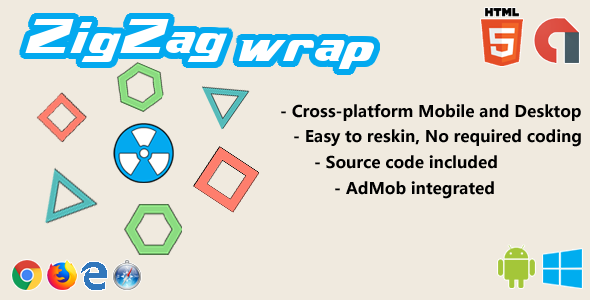ZigZag Wrap - HTML5 Game - CodeCanyon Item for Sale