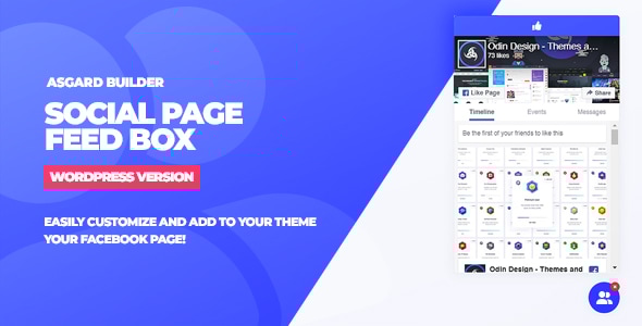 Social Page Feed Box WordPress Plugin - CodeCanyon Item for Sale