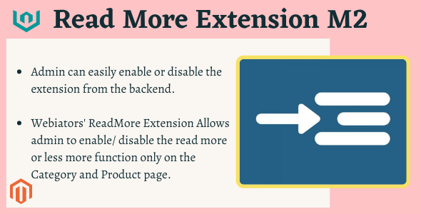 Magento 2 Read More & Less | Learn More Extension By Webiators - CodeCanyon Item for Sale