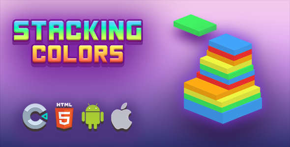 Stacking Colors - Construct 3, c3p - Full Game - CodeCanyon Item for Sale