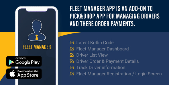 Fleet manager app | Courier | Logistic | Manager app | Marketplace | Fleet manager | Tracking App - CodeCanyon Item for Sale