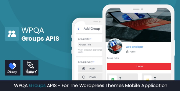 WPQA Groups APIs - Addon For The WordPress Themes - CodeCanyon Item for Sale