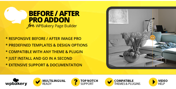 Before After Image Pro Addon for WPBakery Page Builder - CodeCanyon Item for Sale