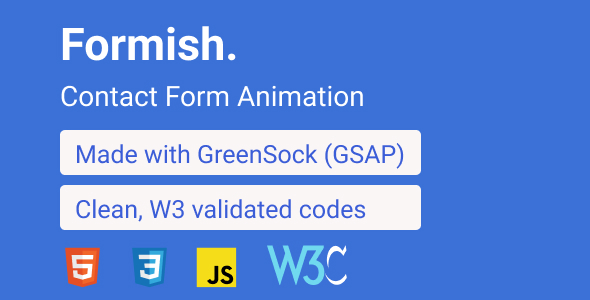 Formish - contact form animation - CodeCanyon Item for Sale
