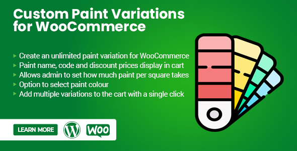 Custom Paint Product Variations for WooCommerce – With Color Swatches & Area Calculator - CodeCanyon Item for Sale