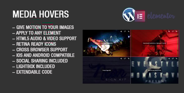 Media Hovers Elementor Widget - CodeCanyon Item for Sale