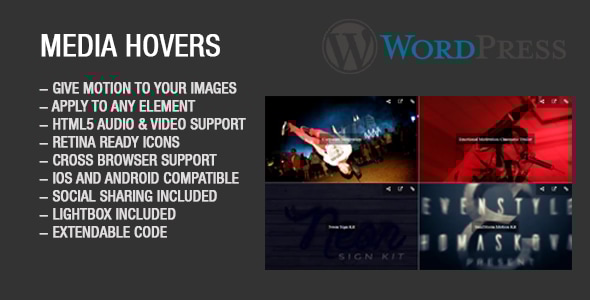 Media Hovers Wordpress Plugin - CodeCanyon Item for Sale