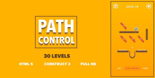 Path Control - HTML5 Game (Construct3) - CodeCanyon Item for Sale
