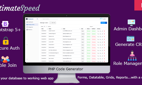 UltimateSpeed PHP Code Generator Pro by appwizdev | CodeCanyon