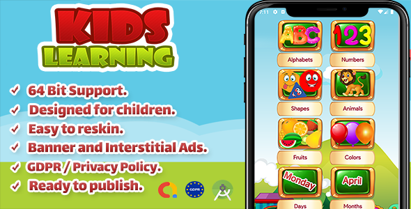 Kids Learning ABC - CodeCanyon Item for Sale