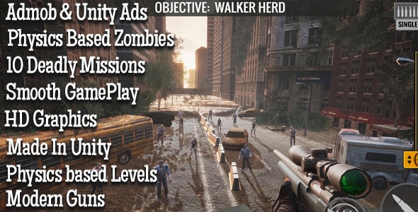 Zombie Outbreak Survival -Offline FPS Shooting - CodeCanyon Item for Sale