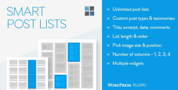 Smart Post Lists Widget for WordPress - CodeCanyon Item for Sale