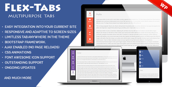 FlexTabs A Responsive Tabs to Accordion Wordpress - CodeCanyon Item for Sale