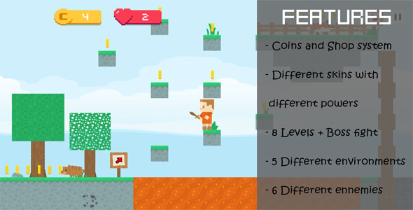 An impossible Adventure - HTML5 Game - CodeCanyon Item for Sale