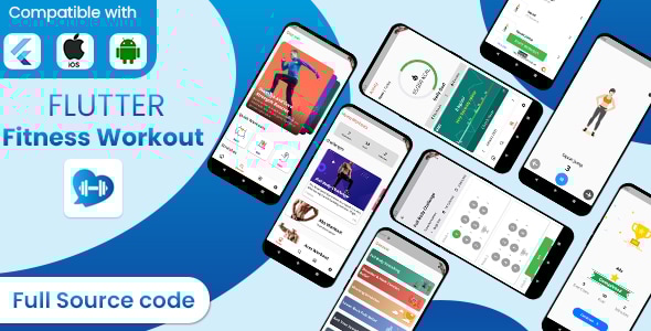 Flutter fitness Workout full source code with admob ready to publish - CodeCanyon Item for Sale