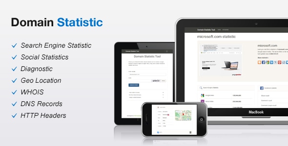 Domain Statistic Tool - CodeCanyon Item for Sale