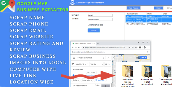 Google Maps Advance Business Extractor with Images - CodeCanyon Item for Sale