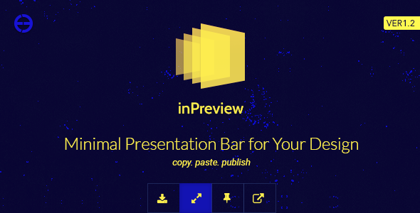 inPreview — Minimal Presentation Bar for Your Design - CodeCanyon Item for Sale